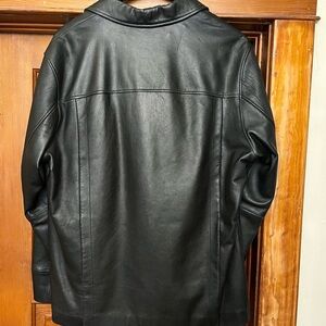 Men's Black Leather Jacket